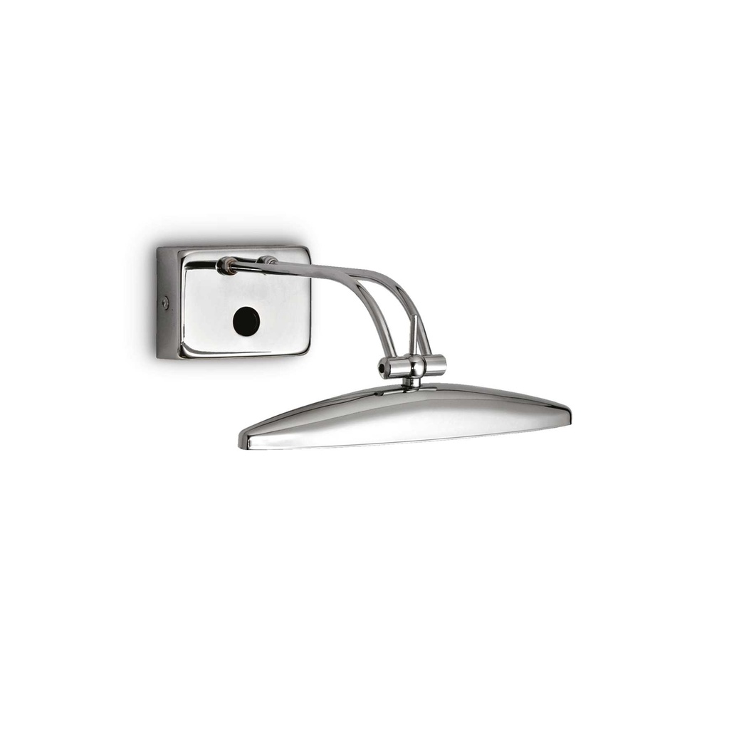 Lampada da parete cromo L 250 x H 100 x P 220 mm