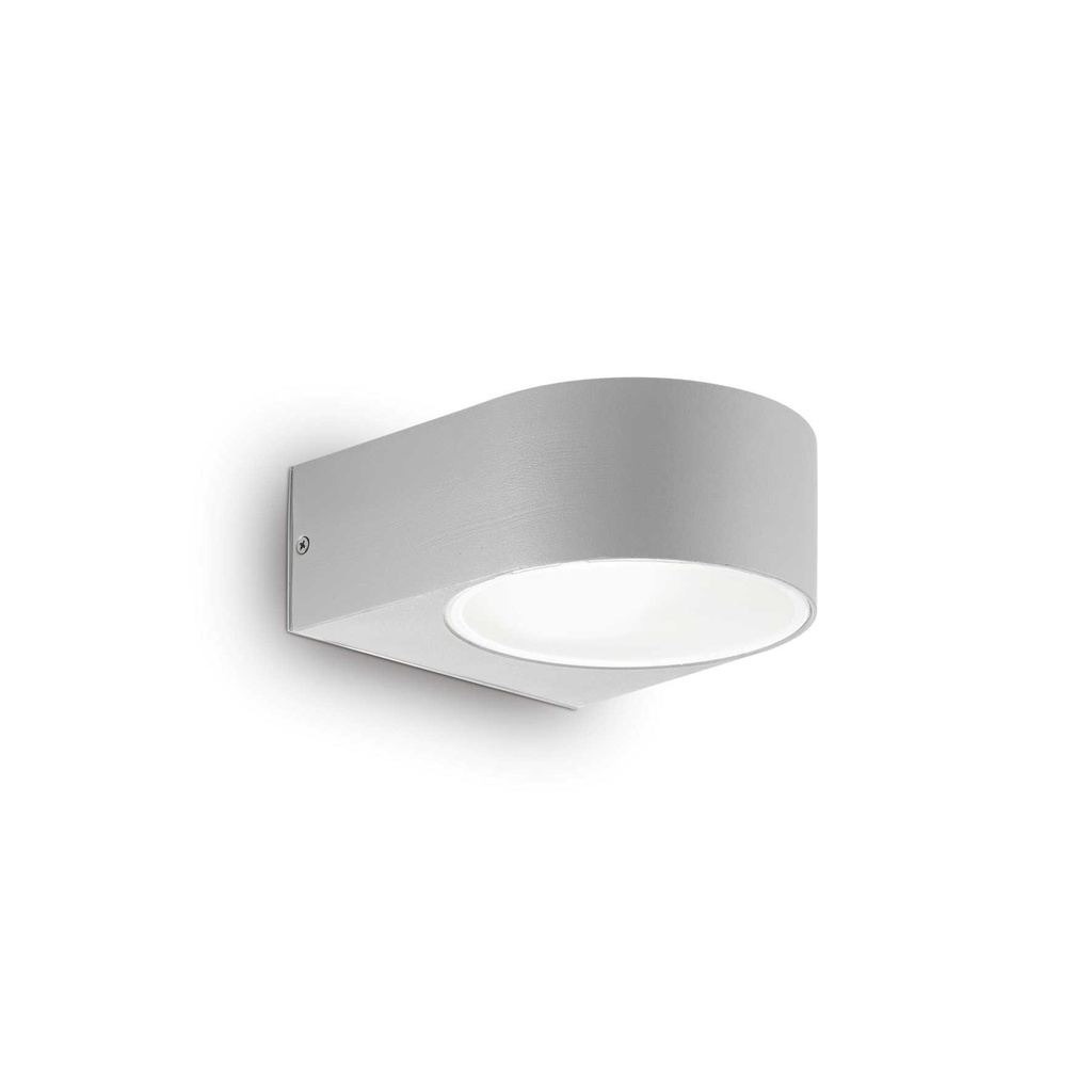 Lampada da parete grigio L 170 x H 70 x P 192 mm