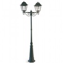 Lampada da parete in alluminio pressofuso con diffusori in vetro trasparente nero