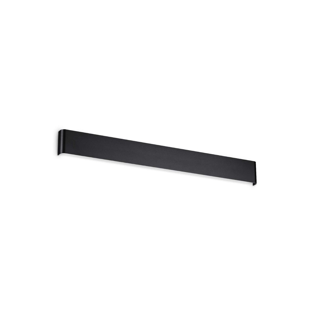 Lampada da parete nero D 830 x H 90 x P 35 mm