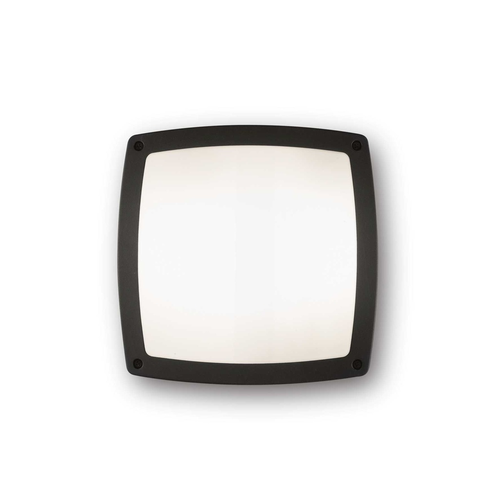 Lampada da parete nero L 300 x H 85 x P 300 mm