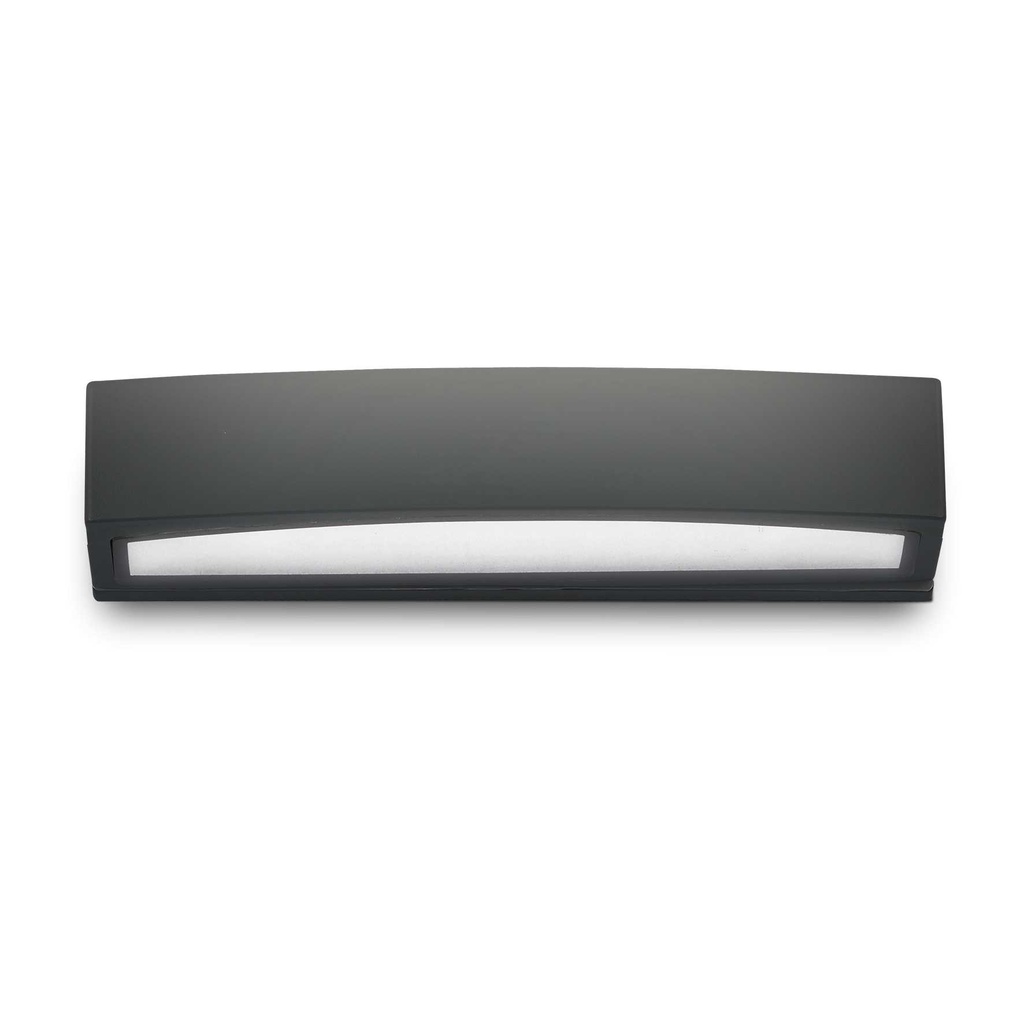 Lampada da parete nero L 450 x H 80 x P 95 mm