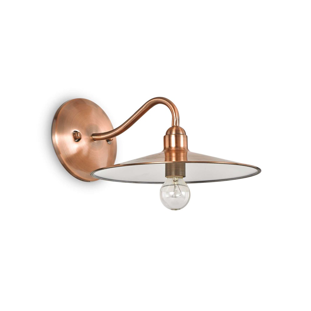 Lampada da parete rame L 250 x H 150 x P 290 mm