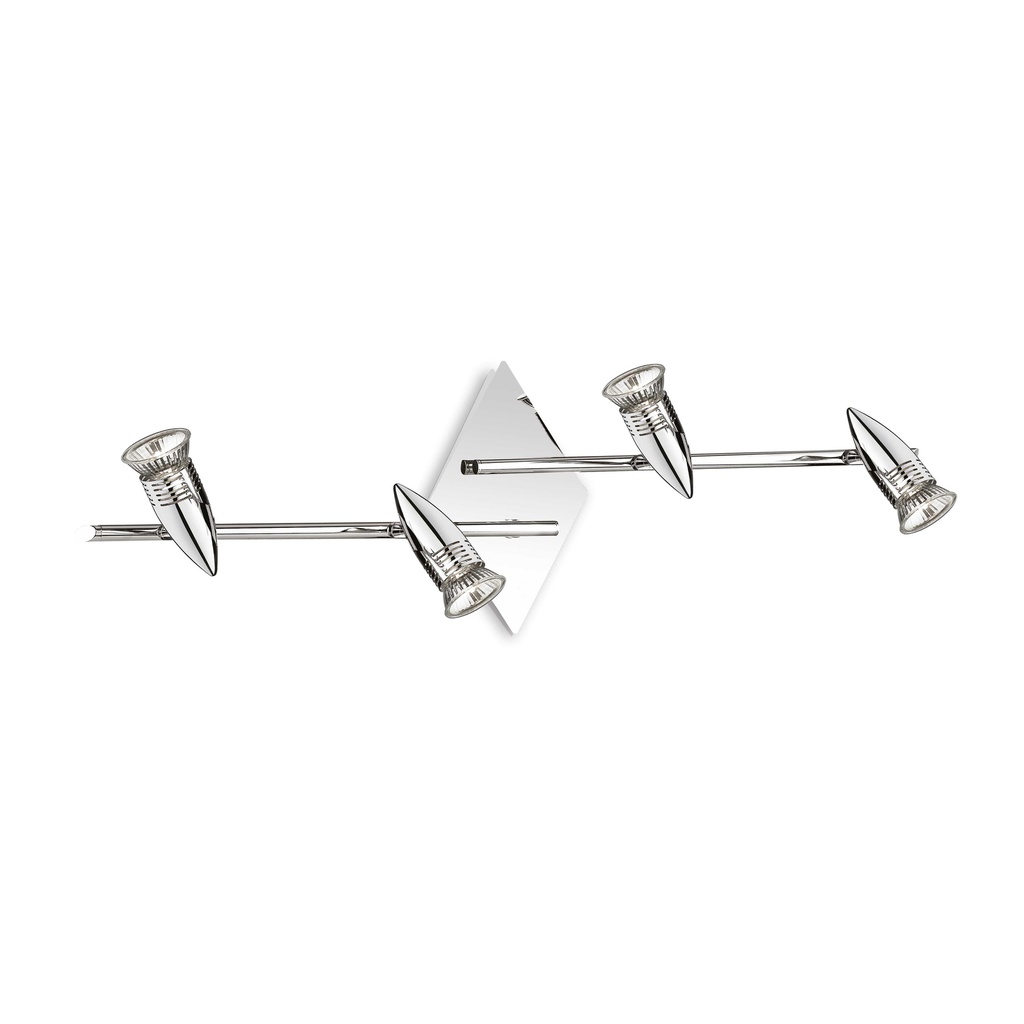 Lampada da soffitto Alfa Cromo L715xH160xP220mm