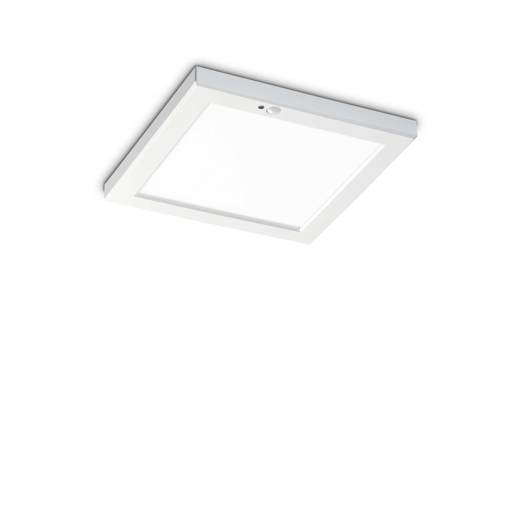 Lampada da soffitto Aura Square 4000K Bianco con sensore - L220xH18xP220mm