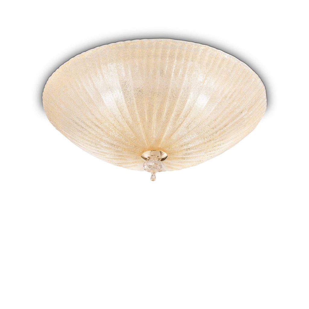 Lampada da soffitto ambra D 600 x H 200 mm