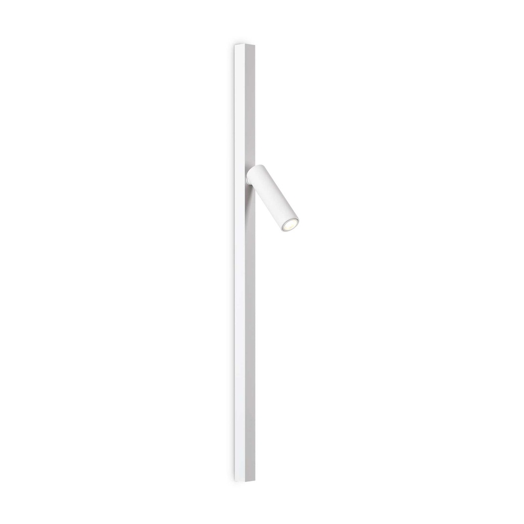 Lampada parete Syntesi Bianco L27xH595xP120mm
