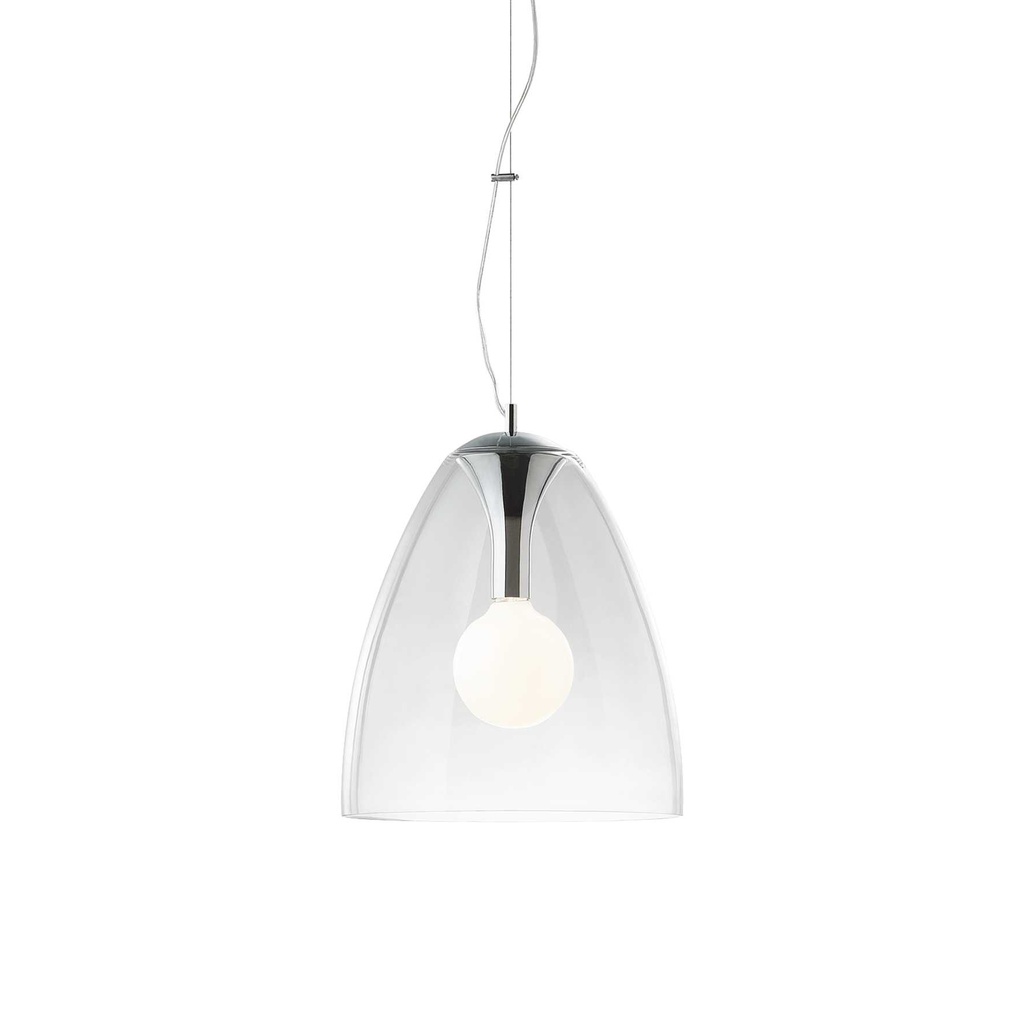 Lampada sospensione AUDI-20 trasparente D350xH740-2490mm