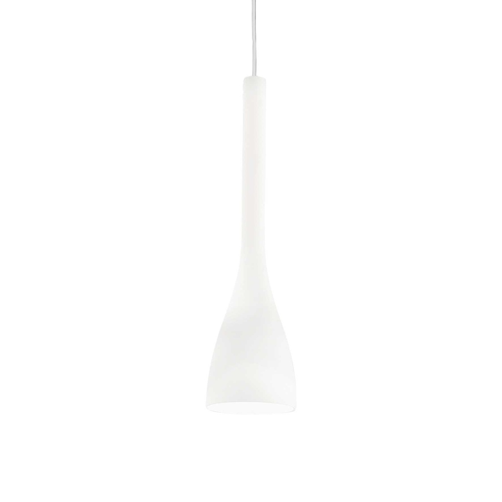 Lampada sospensione FLUT SP1 bianca D105xH670-2420mm