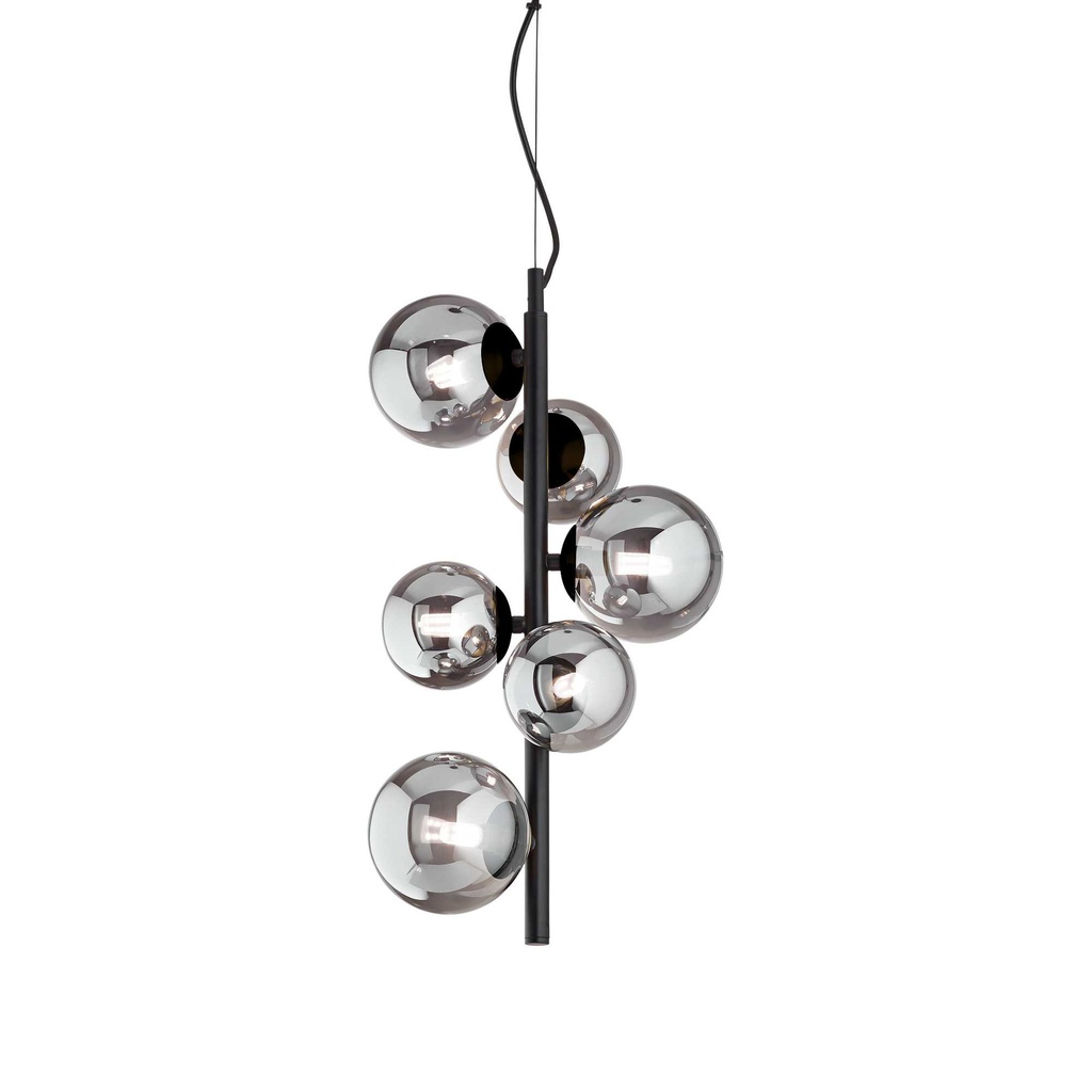 Lampada sospensione PERLAGE SP6 fumé D260xH770-2520mm