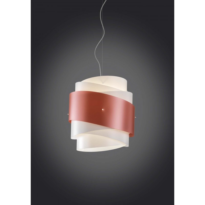 Lampadario a sospensione BEA una luce Rame diametro 40x h39 cm