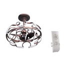 Lampadario moderno con ventilatore a led e telecomando cm 86