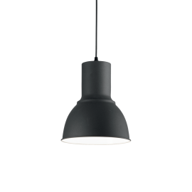 Lampadario sala cucina industrial nero cm 23.5