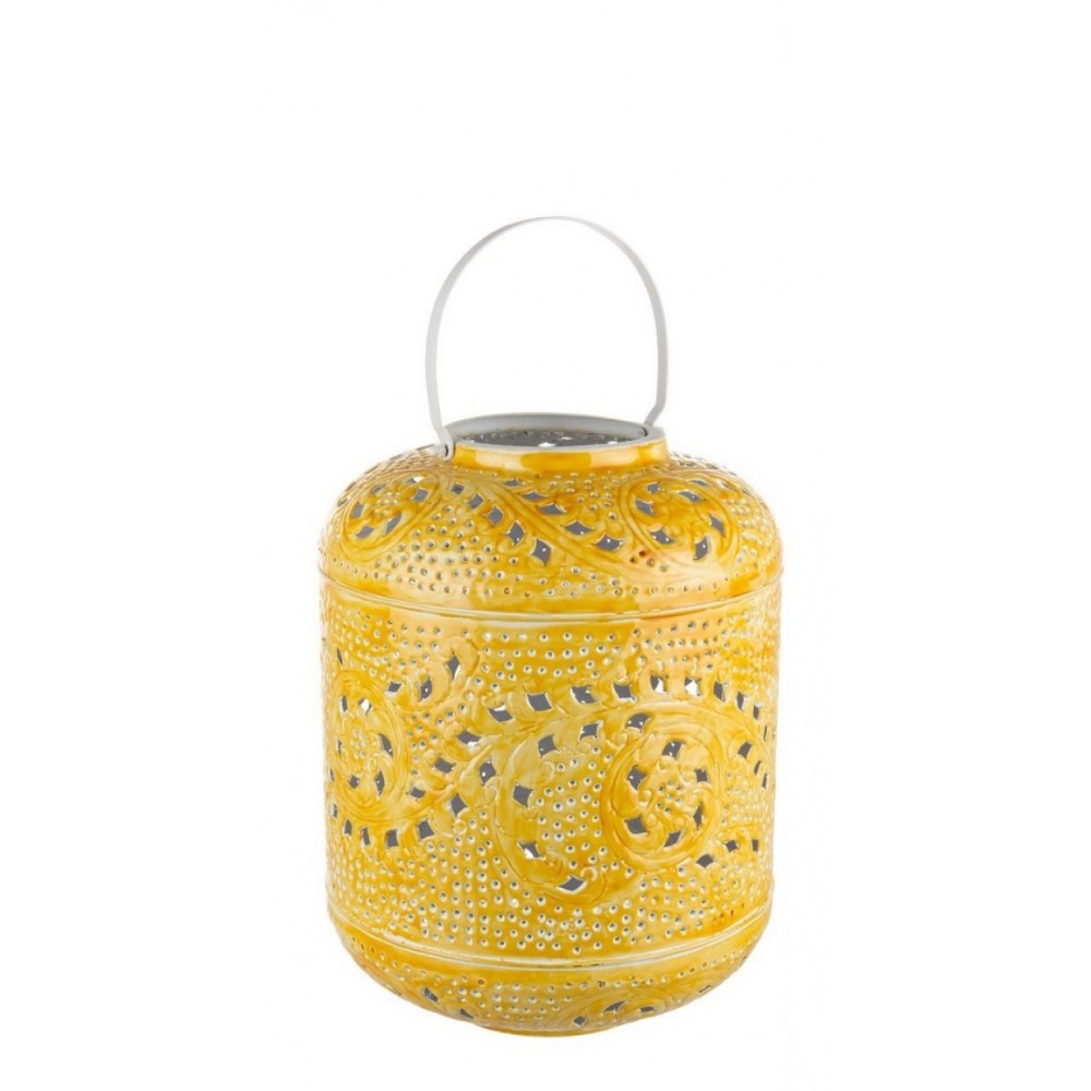 Lanterna Eleonore in ferro giallo