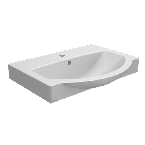 Lavabo a parete LP95 - Bianco 50x40 cm