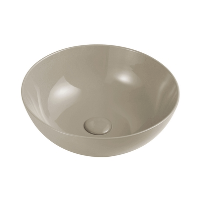 Lavabo da appoggio slim grigio cem H.140