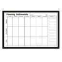 Lavagna magnetica agenda con pennarellocm 60x40x1