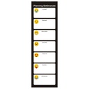 Lavagna magnetica emoji con pennarello cm 20x60x1