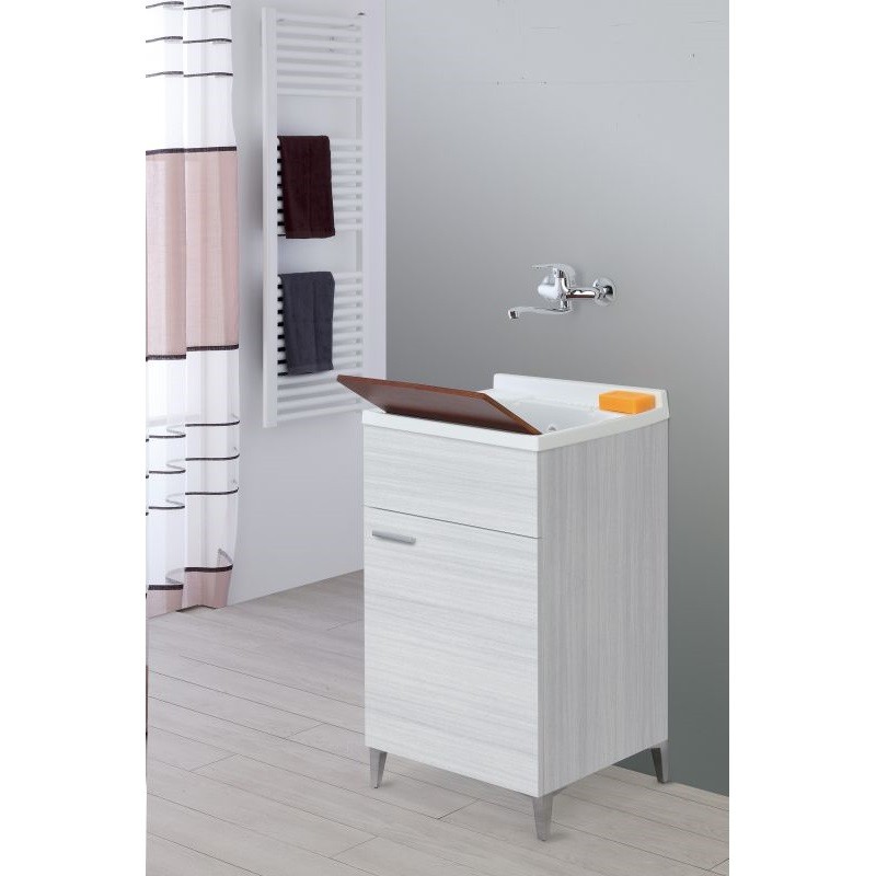 Lavatoio un anta Grigio 50x50x h83 cm