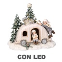 Macchina resina led bianco cm 16x12