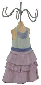 Manichino abito rosa we-5216 cm. 12