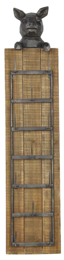 Mensola con maialino ea-6576 cm. 23 x 11 h 104