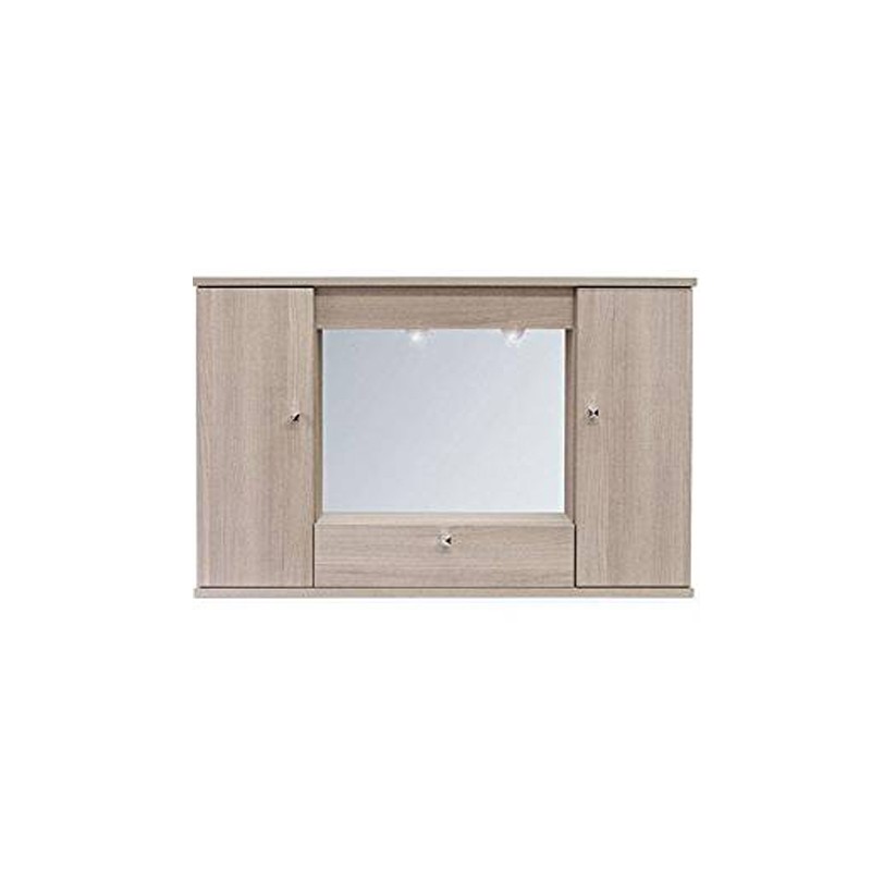 Mobile specchiera da bagno olmo 2 ante con ribalta h.61x93x14 cm Iperbriko