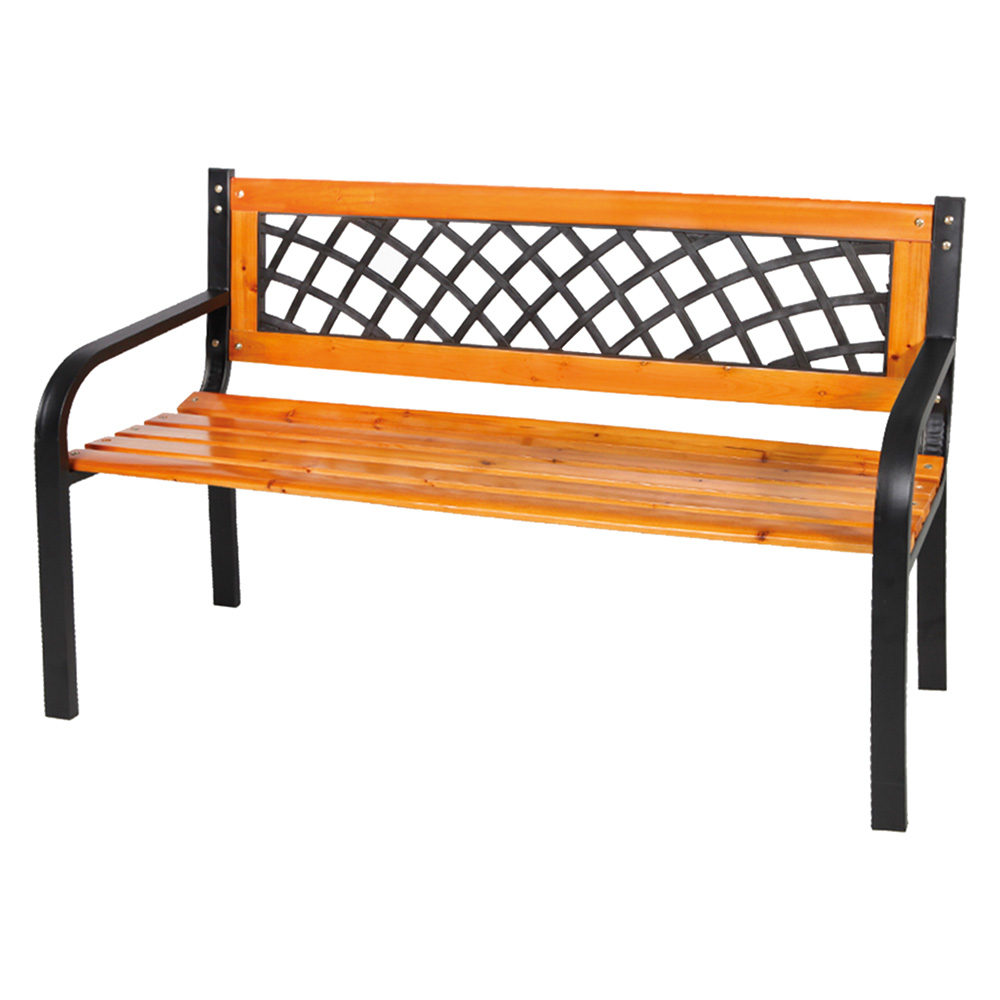 Panchina 'Gurzia' Cm. 118 X 50 X H.75 - Nera