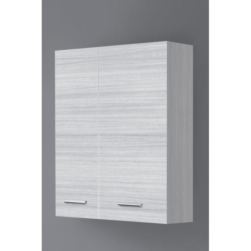 Pensile da Bagno due ante Grigio 60x18x h70 cm