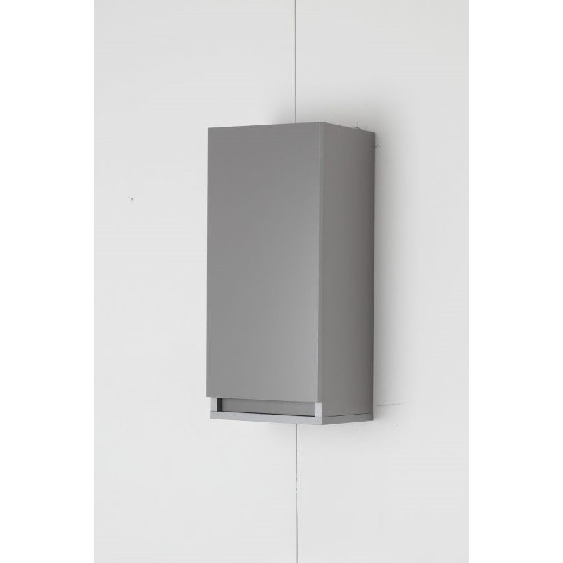 Pensile un' anta Grigio Pastello 30x25x h69 cm