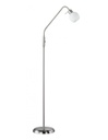Piantana Freddy Spot Led Nichel Vetro Opalino H150 cm Trio Lighting