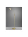 Piantana Ottone Satinato Disco Touch Led Orientabile Franklin Trio Lighting