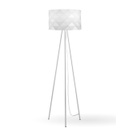 Piantana Treppiedi Bianco in Metallo Cm. 40 x 146h