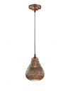 Piccola Sospensione Paralume Decorativo Jasmin Rame Stile Arabo Trio Lighting