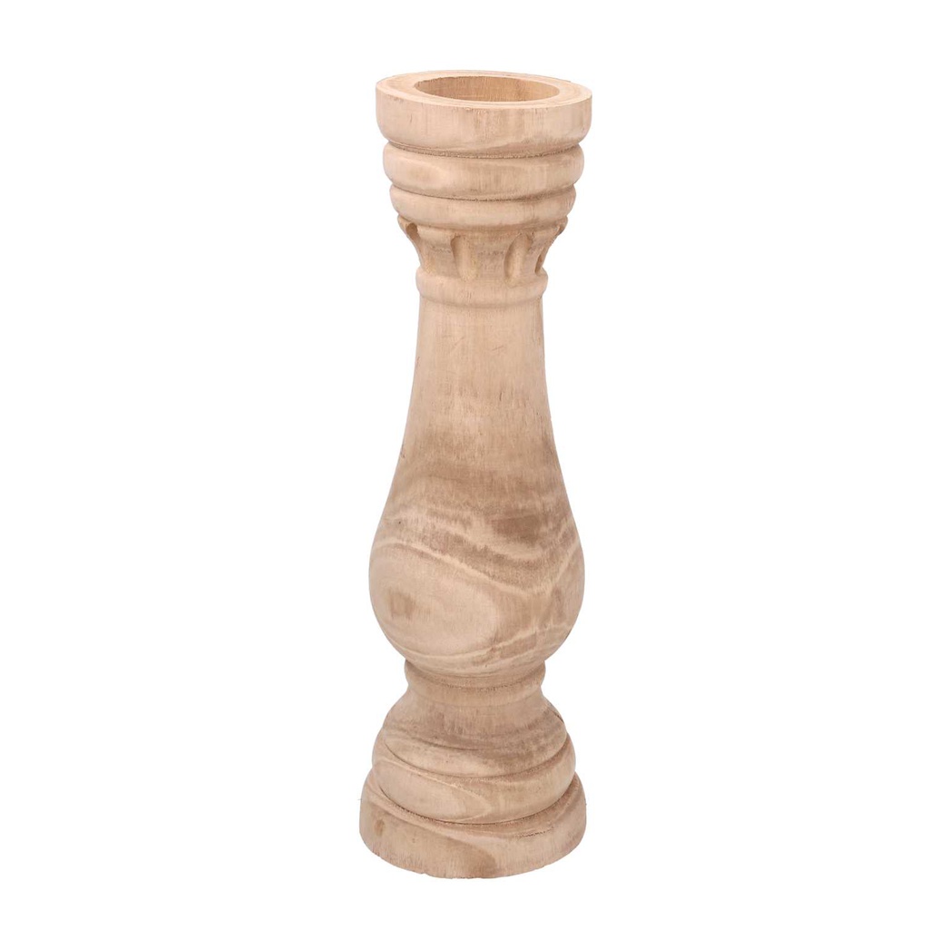 Portacandele legno fw-0033 Ø cm. 13 h 52
