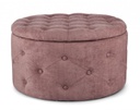 Pouf Cont. P.Scarpe Ernestine Dark Rose
