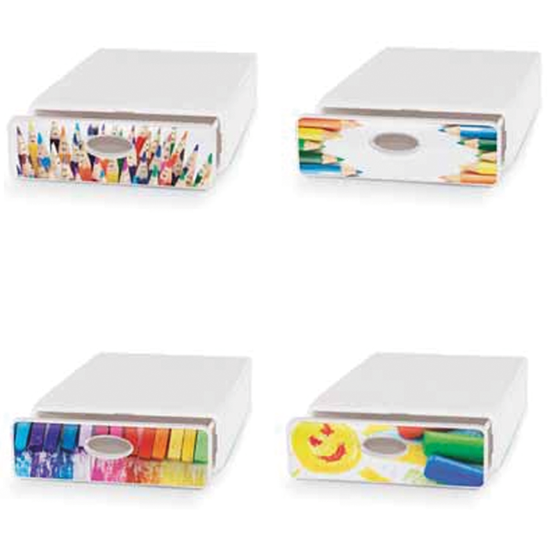 Qbox Scatola da riordino &quot;scuola&quot; 28x40xh9 cm
