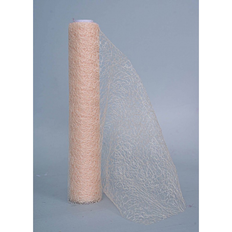 Rotolo per decori cesti rete avorio cm 30 x 5 metri
