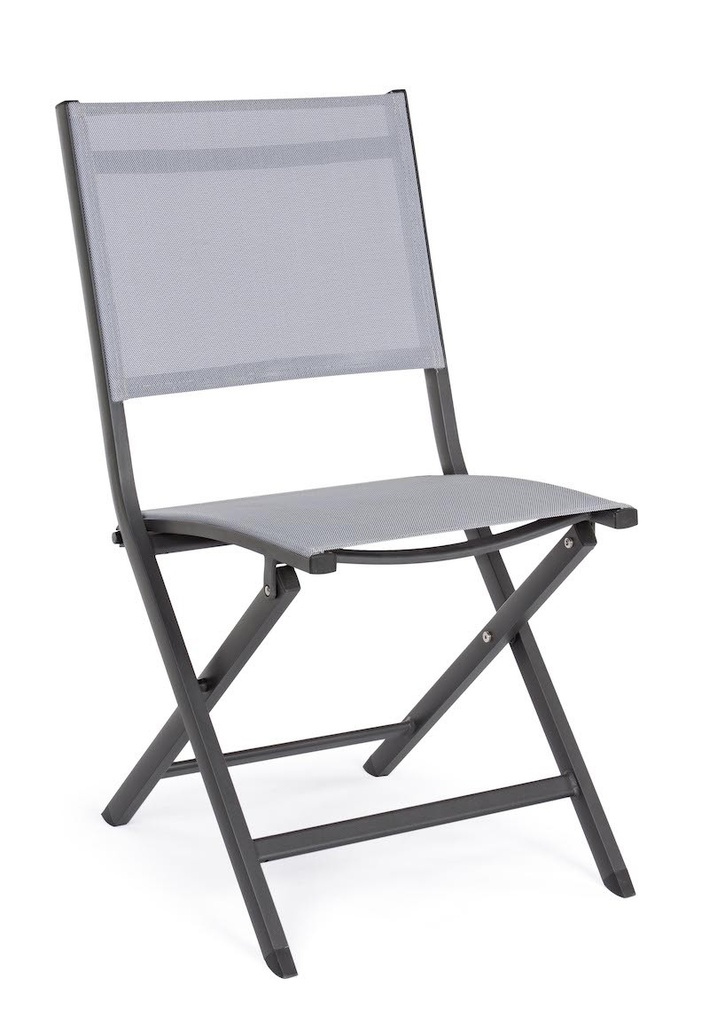 SEDIA PIEGHEVOLE ELIN ANTRACITE-GRIGIO