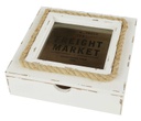 Scatola con corda kb-7764 cm. 20 x 20 h6,5