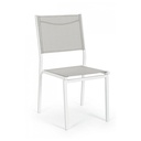 Sedia Hilde bianco Cloud da esterno cm 46 x 57 x 88 h