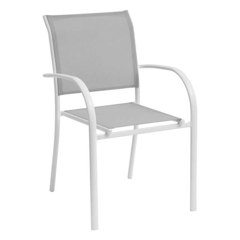 Sedia Piazza grigio/bianco