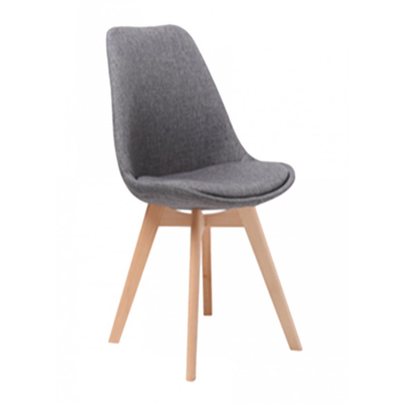 4x Sedia grigia design moderno sala ufficio cm 54 x 48 x 84 h
