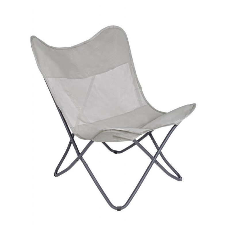 Sedia mare pieghevole in textilene Natural BUTTERFLY GABICCE 77.5x81x h89 cm iperbriko