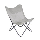 Sedia mare pieghevole in textilene Natural BUTTERFLY GABICCE 77.5x81x h89 cm iperbriko