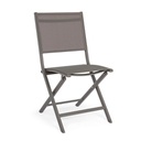 Sedia pieghevole alluminio arredo giardino Elin Ciok cm 47 x 57 x 88