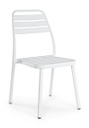 Sedie alluminio bianco Lennie
