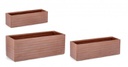 Set3 P.Vaso Tressage Rett Terracotta