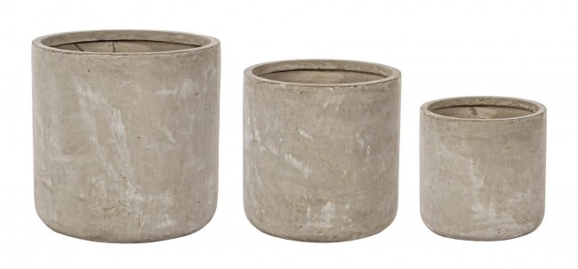 Set3 Vaso Cement Cil Sabbia  