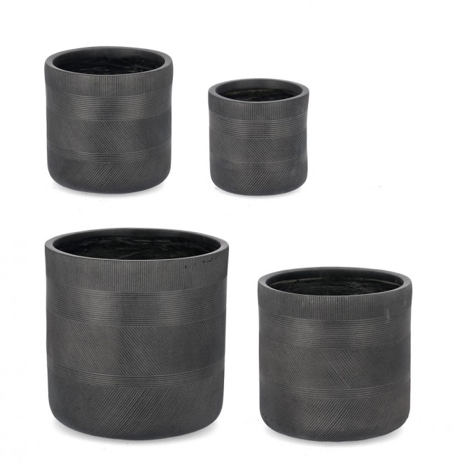 Set4 P.Vaso Rigo Cil Antracite
